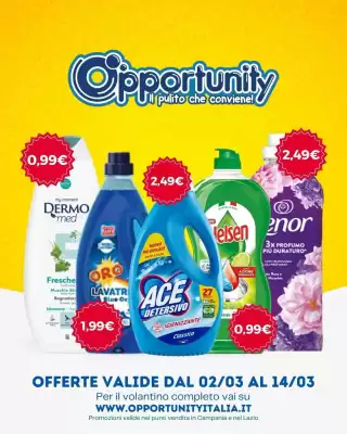 Volantino Opportunity Shop (valido fino al 14-03)