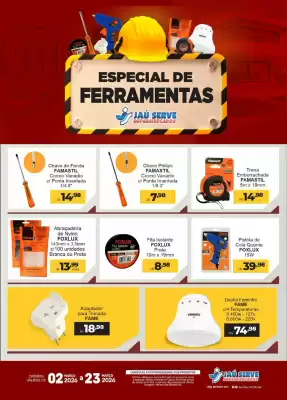 Catálogo Supermercados Jau Serve (válido até 23-03)
