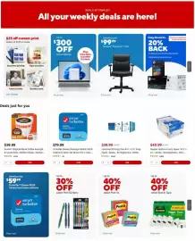 Staples weekly ad Page 1