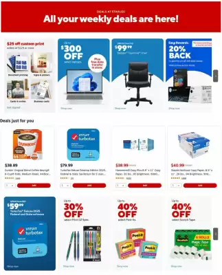 Staples weekly ad (valid until 16-03)
