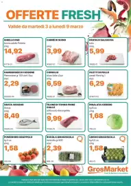 Volantino GrosMarket settimana 10 Pagina 1