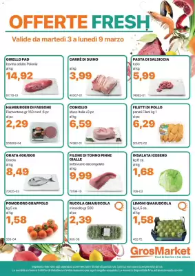 Volantino GrosMarket (valido fino al 9-03)