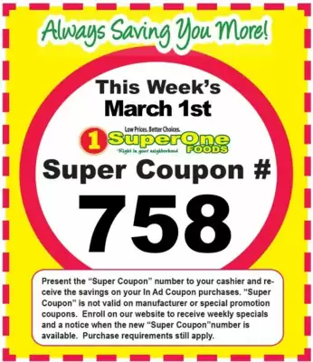 Super One Foods weekly ad (valid until 7-03)