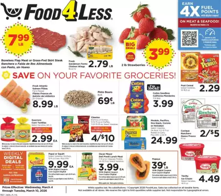 Food 4 Less weekly ad (valid until 11-03)