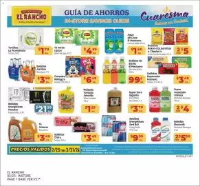 Supermercado El Rancho weekly ad Page 1