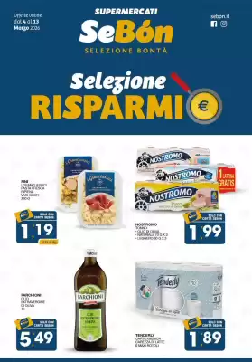 Volantino SeBón Supermercati (valido fino al 13-03)