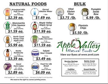 Apple Valley Natural Foods weekly ad Page 2