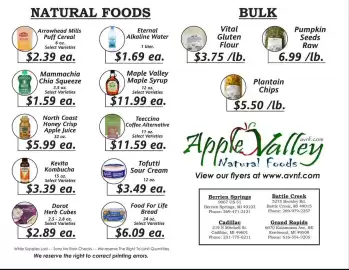 Apple Valley Natural Foods weekly ad Page 2