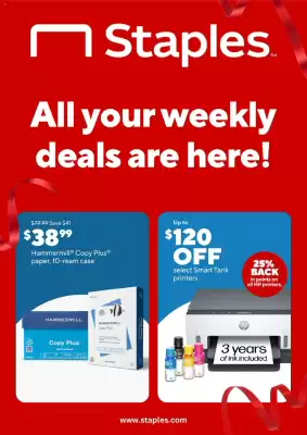 Staples weekly ad (valid until 8-03)