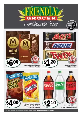 Friendly Grocer catalogue (valid until 10-03)