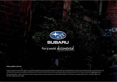 Subaru catalogue Page 52