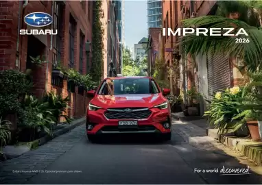 Subaru catalogue Page 1