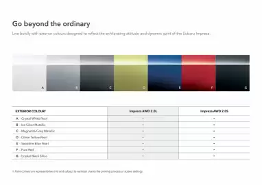 Subaru catalogue Page 36