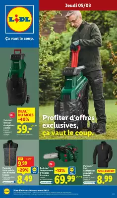Catalogue Lidl (valable jusqu'au 11-03)