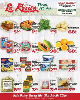 La Rosita Fresh Market weekly ad (valid until 10-03)
