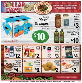 Country Grocer flyer week 10 Page 1