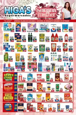 Folheto Higa's Supermercado (válido até 10-03)