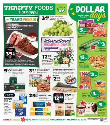 Thrifty Foods flyer (valid until 11-03)