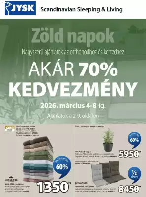 JYSK akciós újság (érvényes eddig: 7-04)