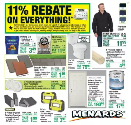 Menards weekly ad