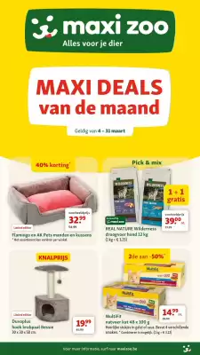 Maxi Zoo folder (geldig t/m 31-03)