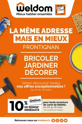 Catalogue Weldom (valable jusqu'au 31-03)