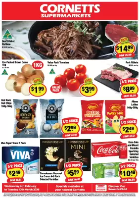 CORNETTS catalogue (valid until 10-03)