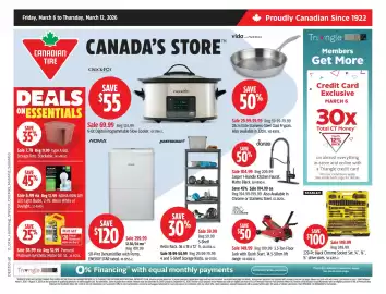 Canadian Tire flyer week 10 Page 1
