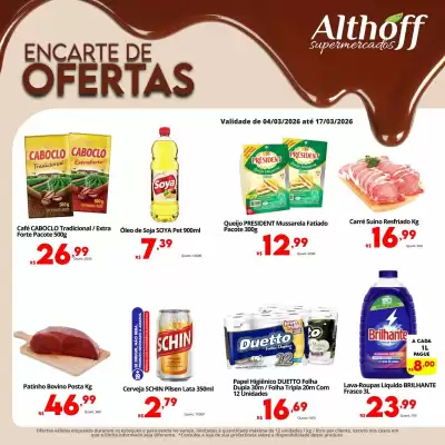 Encarte Althoff Supermercados (válido até 17-03)