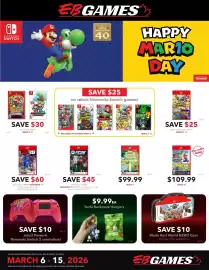 EB Games flyer Page 1