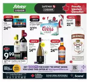 Safeway Liquor flyer week 10 Page 1