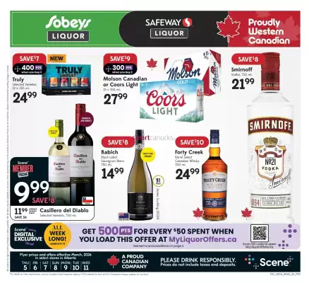 Safeway Liquor flyer (valid until 11-03)