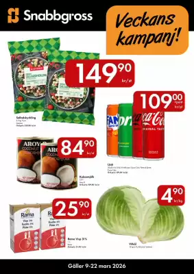 Snabbgross reklamblad (giltig till och med 22-03)