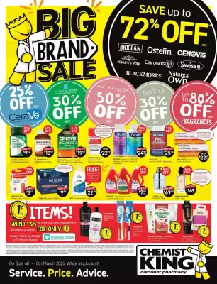 Chemist King catalogue (valid until 18-03)