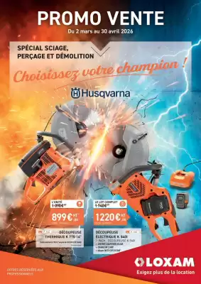 Catalogue Loxam (valable jusqu'au 30-04)