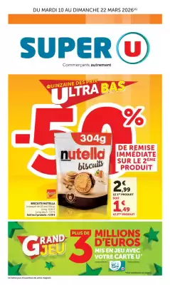 Catalogue Super U (valable jusqu'au 22-03)
