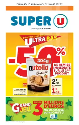 Catalogue Super U (valable jusqu'au 22-03)