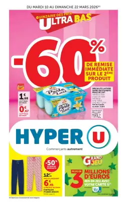 Catalogue Hyper U (valable jusqu'au 22-03)