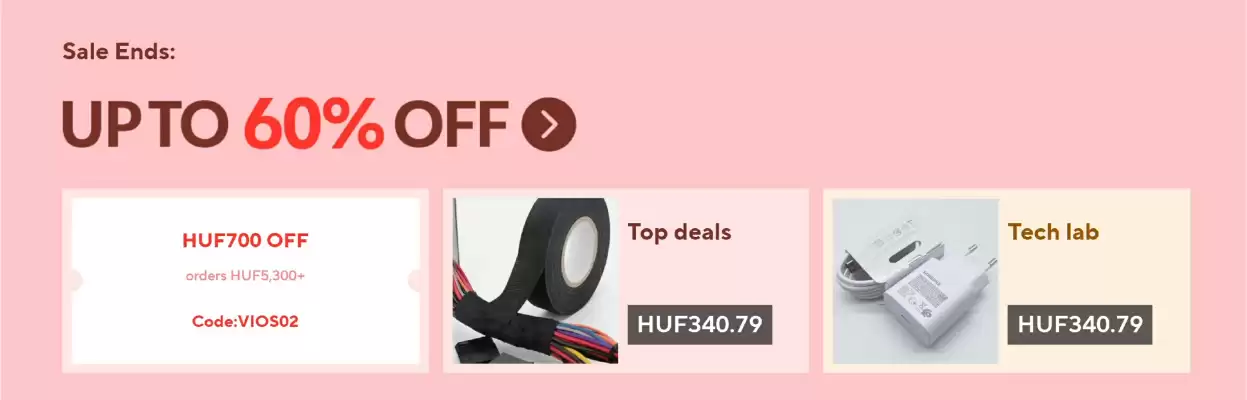 AliExpress akciós újság (érvényes eddig: 8-03)