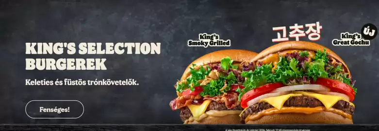 Burger King akciós újság Oldal 1