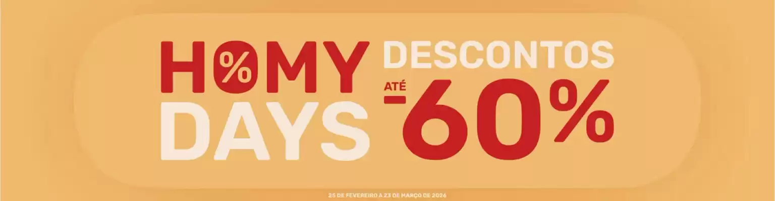 Folheto Homy Casa (válido até 10-03)