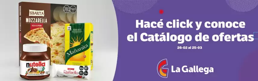 Catálogo La Gallega Supermercados Página 1