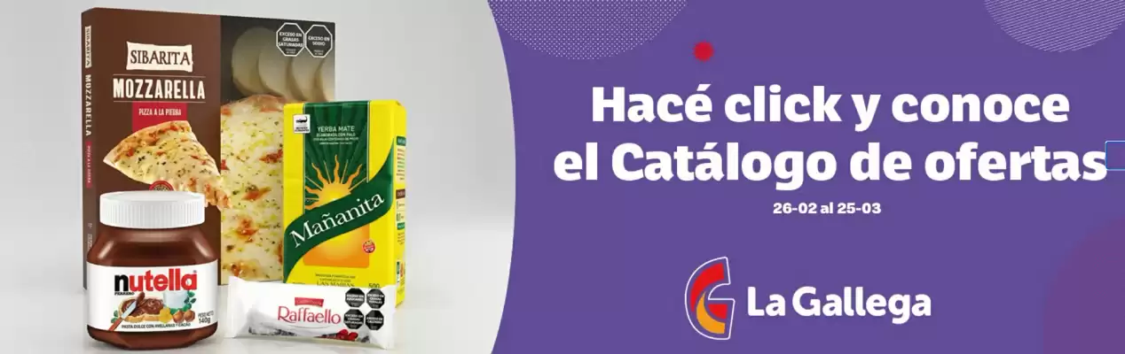 Catálogo La Gallega Supermercados (válido hasta 25-03)