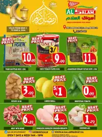Al-Salam Supermarket flyer week 10 Page 1