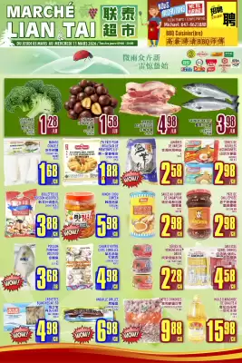 Marché Lian Tai flyer