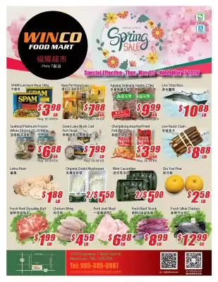 WinCo Food Mart flyer (valid until 11-03)