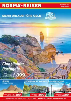 Norma Reisen Prospekt (gültig bis 31-03)