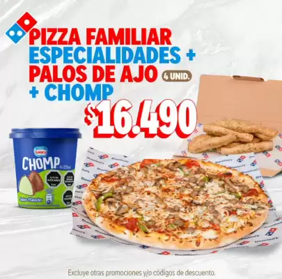 Catálogo Domino's Pizza (válido hasta 11-03)