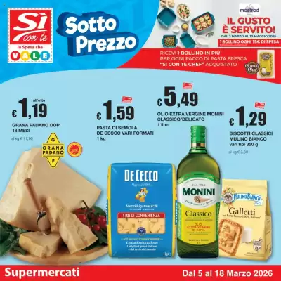 Volantino Sì con te (valido fino al 18-03)