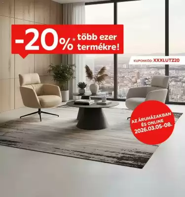 XXXLutz akciós újság (érvényes eddig: 8-03)